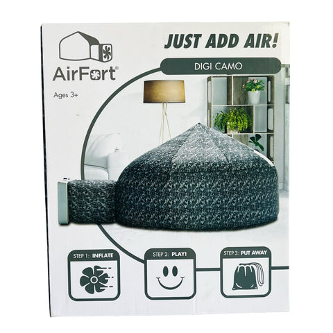 Airfort Digi Camo Inflatable Playhouse Gray
