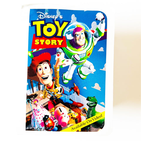 Vintage Disney Toy Story Woody McDonalds 1996 Mini VHS Figurine Toy