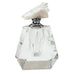 Crystal Perfume Bottle with Stone Top