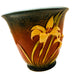 Vintage Roseville Zephyr Lily Brown Art Pottery Flower Pot