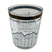 Vintage Cera 10 Year Dow Jones Industrial Average Glass Cup (1958-1968)