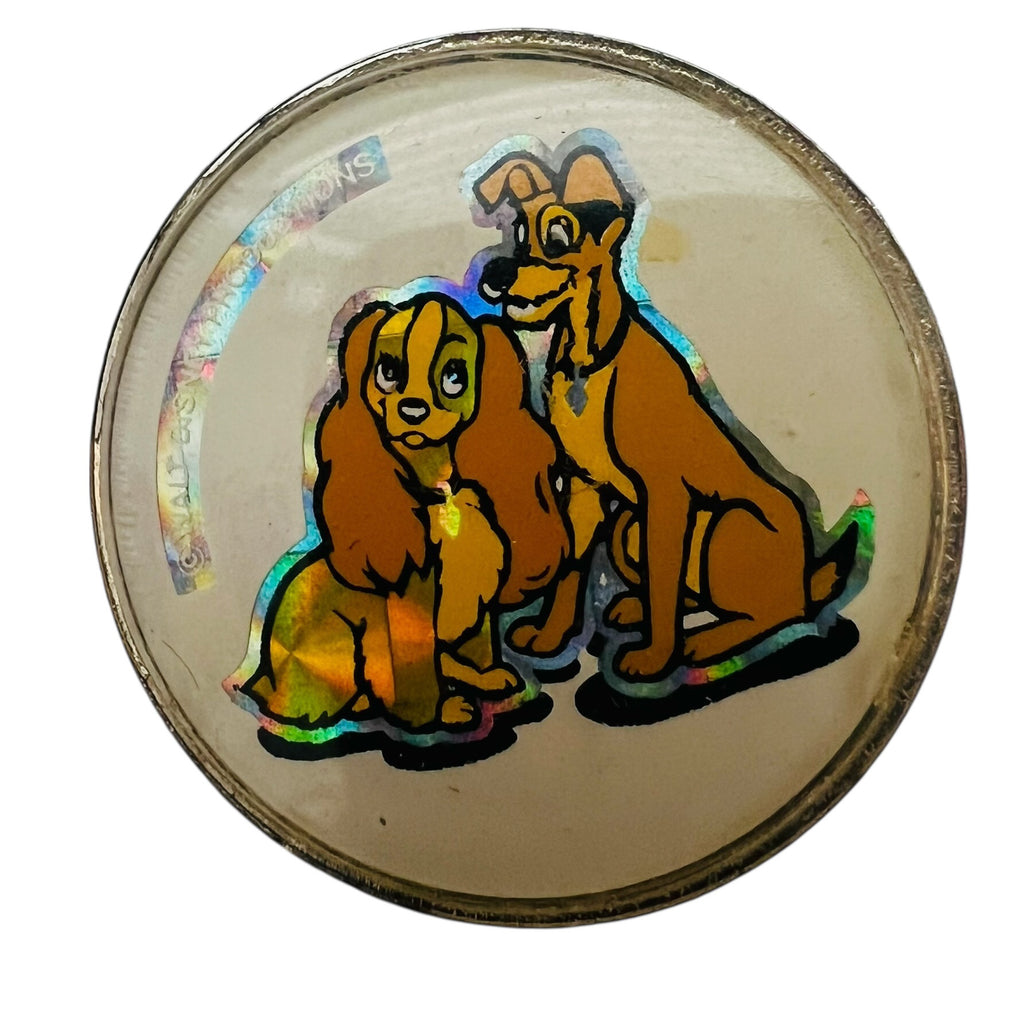 Walt Disney Productions Lady and the Tramp Bubble Pin