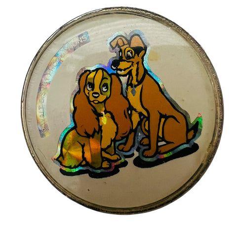 Walt Disney Productions Lady and the Tramp Bubble Pin