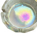 Vintage MCM Opal Iridescent Glass Textured Hexagonal Ashtray