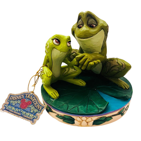 Disney Traditions Jim Shore Enesco Amorous Amphibian Frog  Figurine