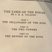 The Lord of the Rings Hardcover 2nd Edition 1965