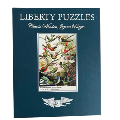 Liberty Hummingbirds Complete 485 Pieces Ernst Haeckel Jigsaw’s Wooden Puzzle