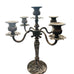 Vintage Silver Plated 4 Arm Candelabra Ornate Candle Holder