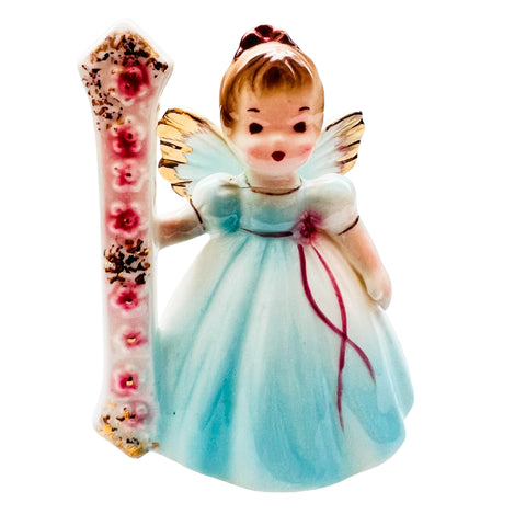 Vintage Josef Originals Age 1 Birthday Girl Angel Figurine