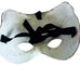 Venetian Handmade Paper Mache Mardi Gras Cat Masquerade Mask