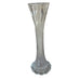 Vintage Fluted Silhoutte Clear Glass Bud Vase