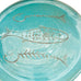 Vintage Studio Pottery Fish Platter Wildlife Image Signed Nora Hare Plate