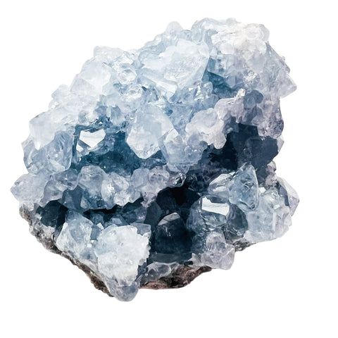 Celestite Crystal Raw Rock Cluster