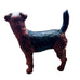Antique Fox Terrier Cast Iron Doorstop Statue