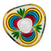 Vintage Murano Italy Glass Trinket Dish Hand Painted Bowl