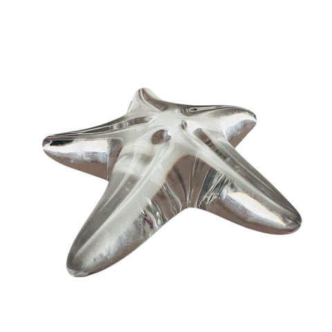 Vintage BACCARAT France Crystal Starfish Paperweight