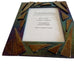 Vintage Fusion Fused Glass Photo Frame