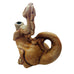 Vintage Renaissance Festival Hand Sculpted Clay Pottery Dragon Candle or Incense Holder