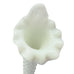 Vintage Fenton Hobnail White Milk Glass Epergne Horn