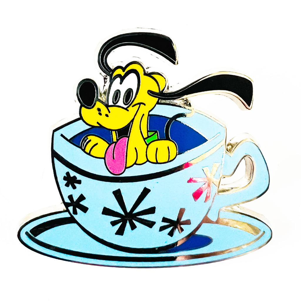 Disney Pluto Teacup Ride Baby Characters in Ride Pin