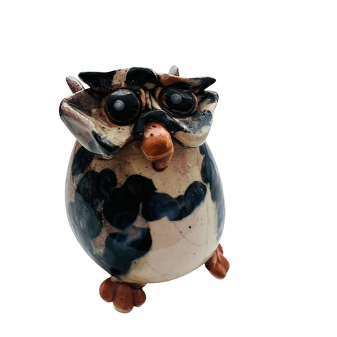 Vintage Ceramic Salt Shaker Owl Figurine
