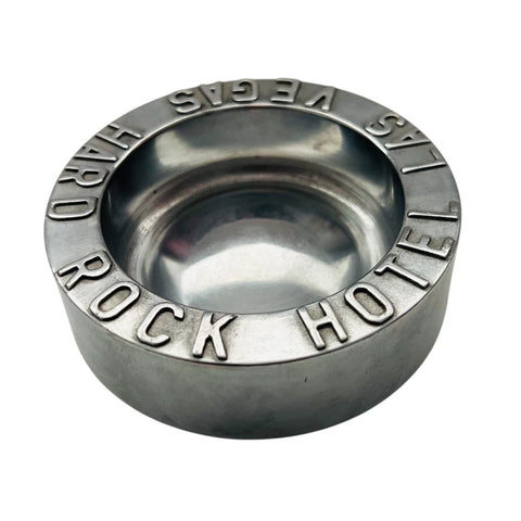 Vintage Las Vegas Hard Rock Casino Pewter Metal Ashtray