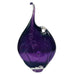 Vintage Loren Chapman Purple Art Glass Signed Bud Vase