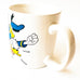 Vintage Disney 1980s Donald Duck Character Getting Angry Ceramic Mug