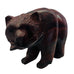 Ironwood Bear Hand Carved with Fish Figurine
