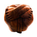 Hand Carved Wooden Weeping Buddha Statue Crying Man Sculpture