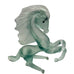 Vintage Frosted  Muted Glass Horse Rearing Figure