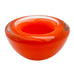 Vintage Kosta Boda Red Orange Swirl Art Glass Bowl
