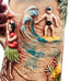 Vintage Aloha Hawaii Tiki Islands Hula Girl Souvenir Stein 3D Mug