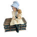 Vintage Jan Hagara "Adrianne" Limited Edition Porcelain Shelf Sitter Figurine  with Trunk