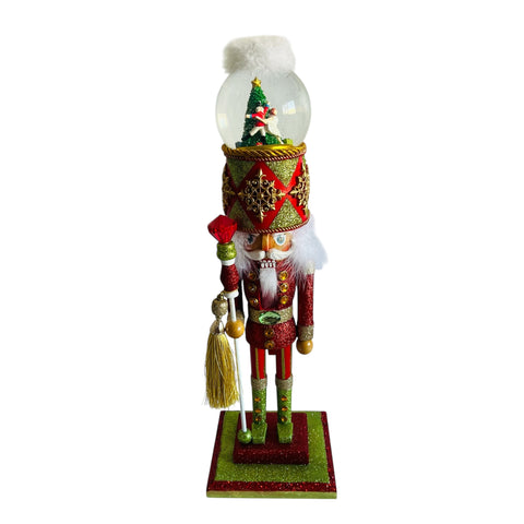 Kurt S. Adler Hollywood Nutcracker Dance Of The Sugar Plum Fairy Musical Water Globe Hat Nutcracker