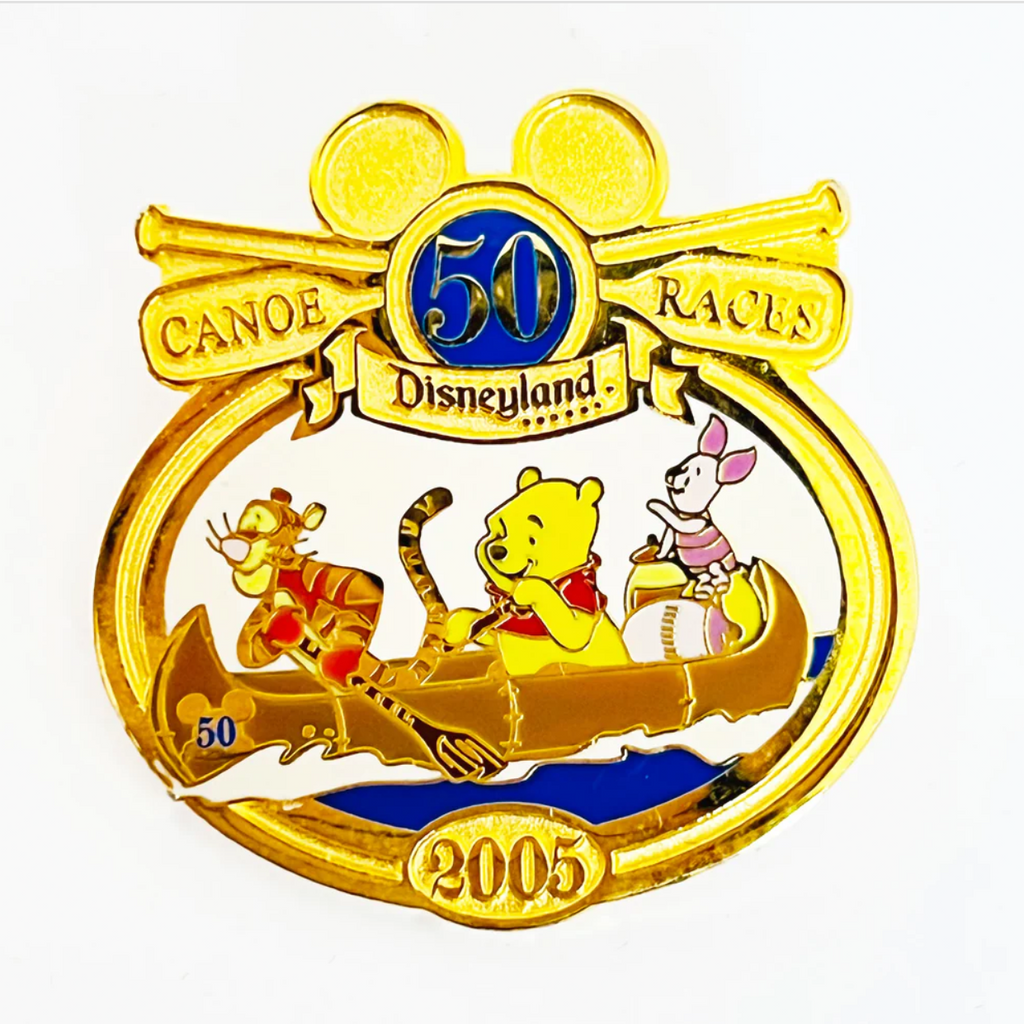 Disneyland 50th Anniversary 2005 Cast Exclusive Canoe Races LE 1000 Disney Pin