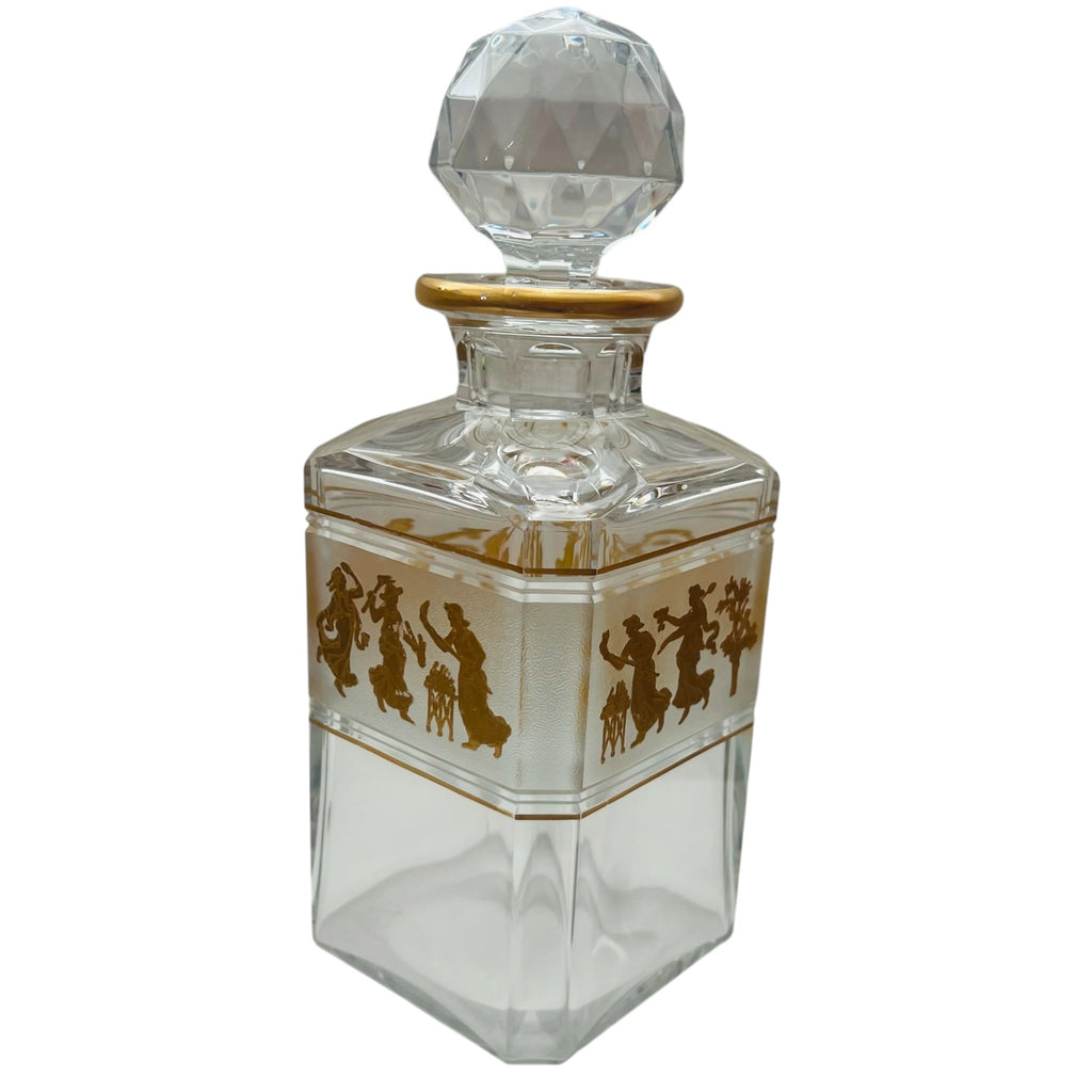 Val St Lambert Danse de Flore Clear (Cathedral Shape) Decanter with Stopper