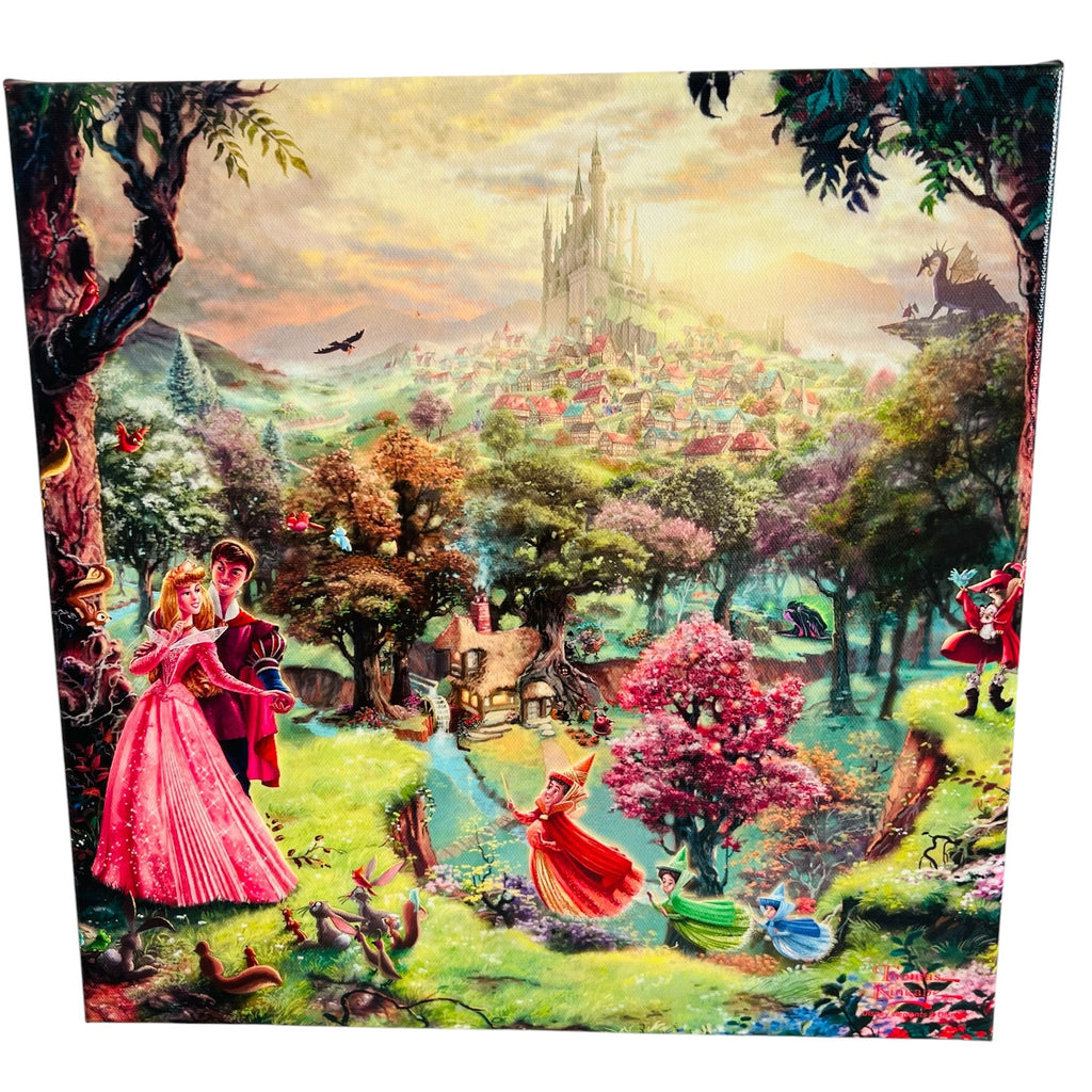 Disney Sleeping Beauty | Thomas Kinkade Gallery Wrapped Wall Canvas