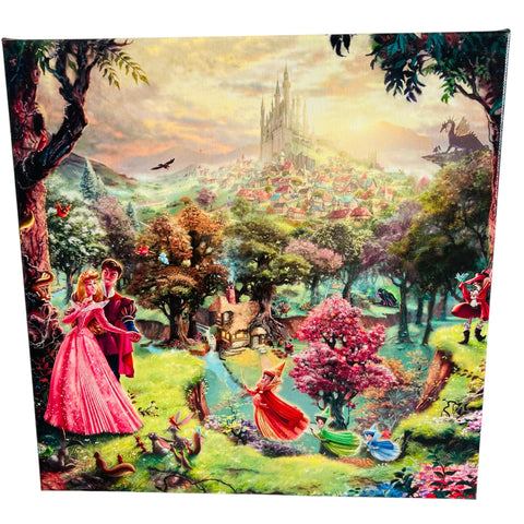 Disney Sleeping Beauty | Thomas Kinkade Gallery Wrapped Wall Canvas