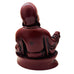 Vintage Soapstone Laughing Buddha Sitting Lotus Statue