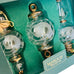 Waterford Crystal Golden Accent Ornaments SET OF 3