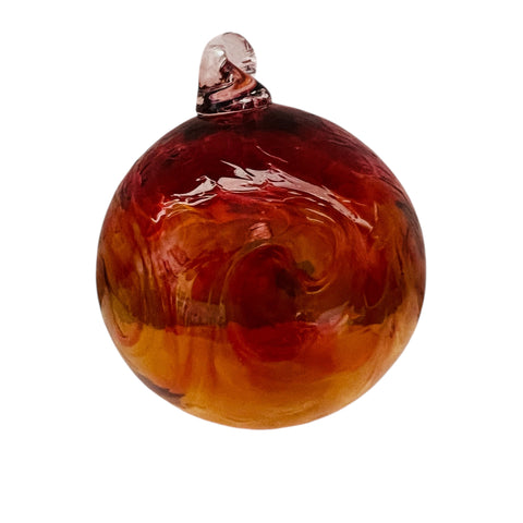 Studio Art Glass Christmas Susan Knecht Sunset Fantasy Holiday Ornament