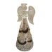 Vintage Pier 1 Glittery Glass Angel Collectible Holiday Christmas Figurine