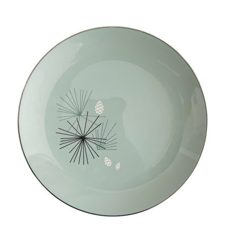 Franciscan Silver Pine Mid-Century Dinner Plates