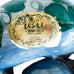 Vintage Lesal Ceramics Hand-Painted Floral Ceramic Divider Bowl