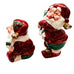 Vintage Fitz & Floyd 1990 Old World Christmas Elves Salt & Pepper Shakers Set