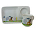 Vintage Walt Disney Productions JAPAN Porcelain Snack Plate & Cup Set