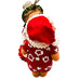 Vintage Island Heritage Hawaiian Kissing Santa Mrs Claus Christmas Ornament