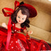 Storybook Dolls by Nancy Ann Red Polka Dot Dress Doll