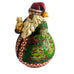 Vintage Jim Shore Roly Poly Festive Santa with Cat Figurine